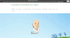 Desktop Screenshot of bienfaitsdusilicium.com