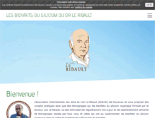 Tablet Screenshot of bienfaitsdusilicium.com